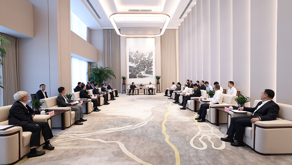 劉敬楨會見中國節能黨委書記、董事長廖家生